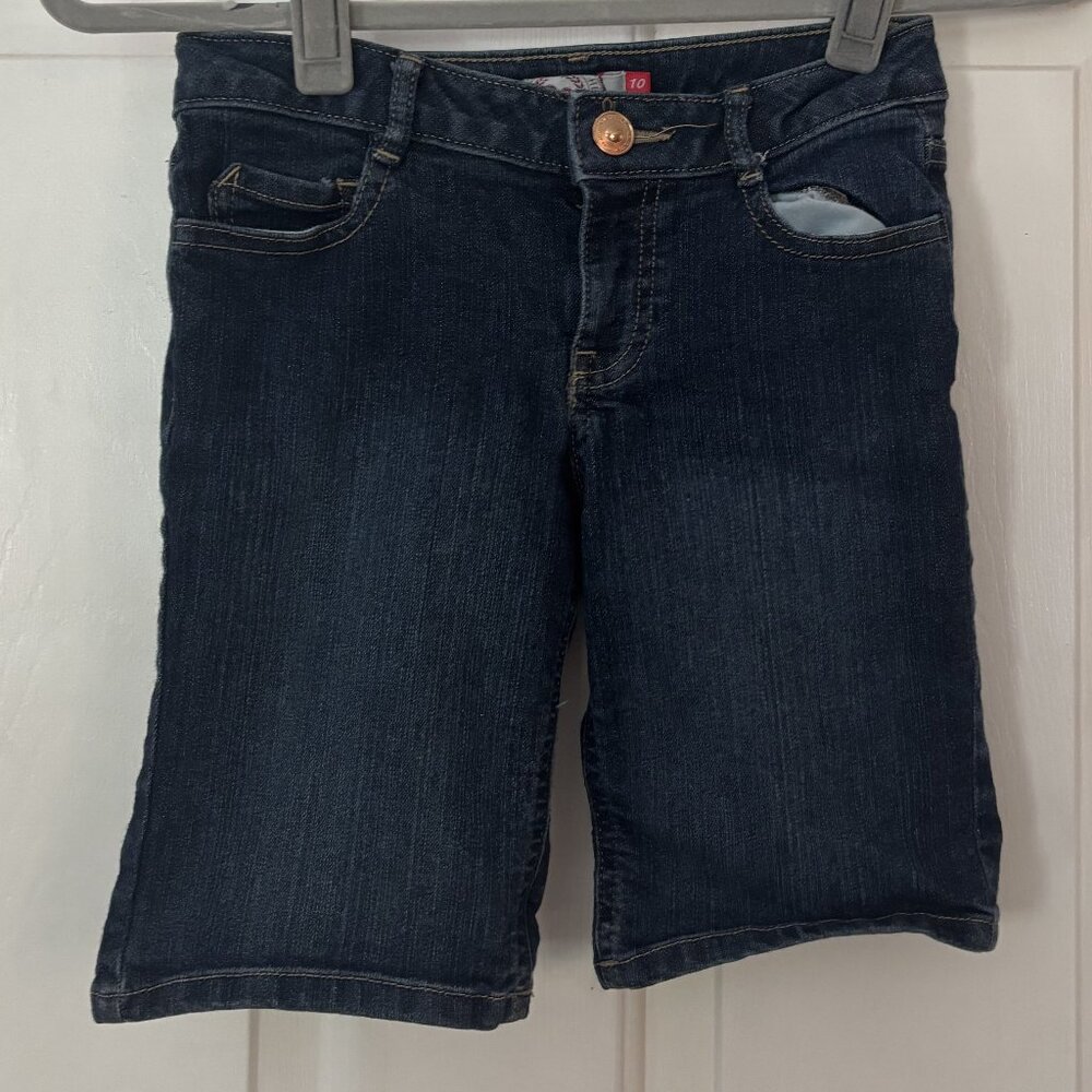 💙 Girls SO Brand Blue Denim Long Shorts – Size 10 👖